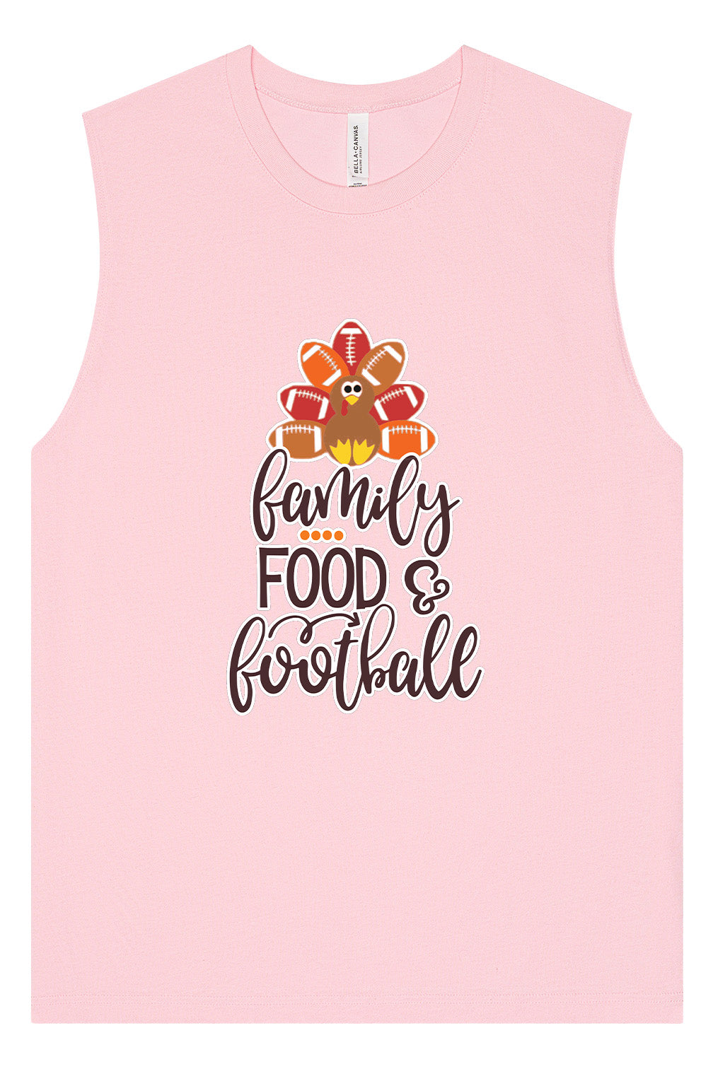 Family, Food & Football Muscle Tank
