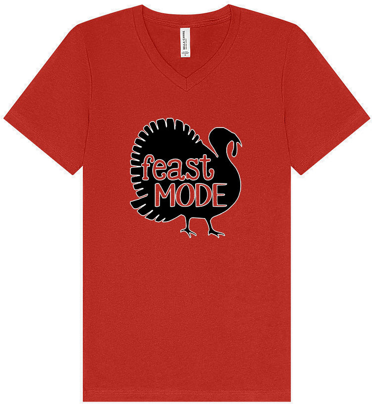 Feast Mode Unisex V-Neck Shirt