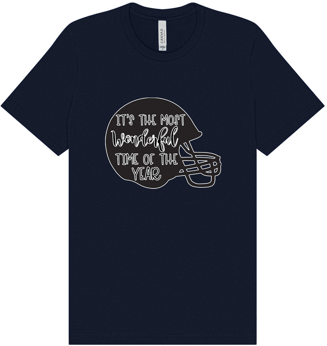 It's The Most Wonderful Time Of The Year (Football) Adult Bella Canvas Shirt