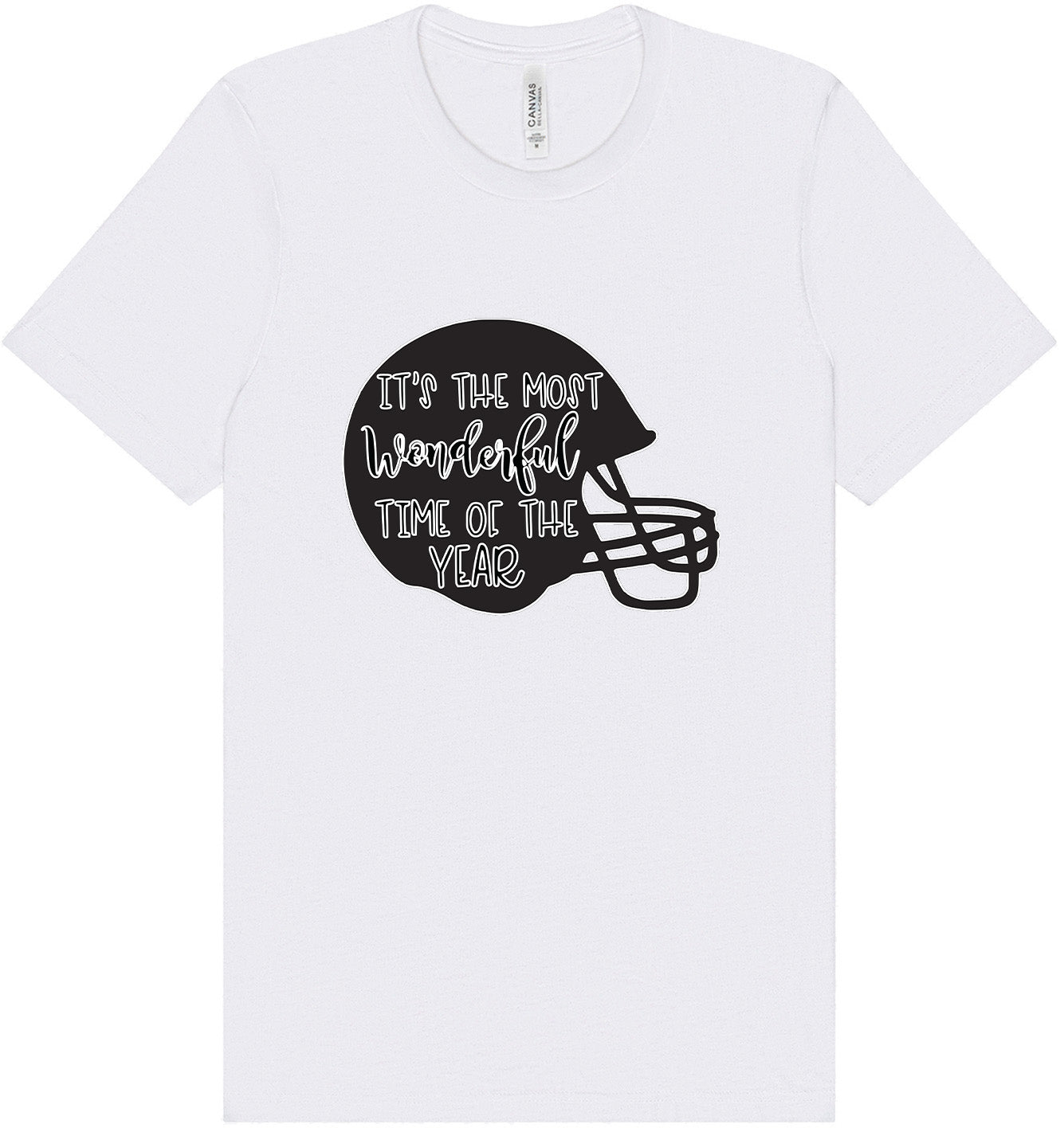 It's The Most Wonderful Time Of The Year (Football) Adult Bella Canvas Shirt
