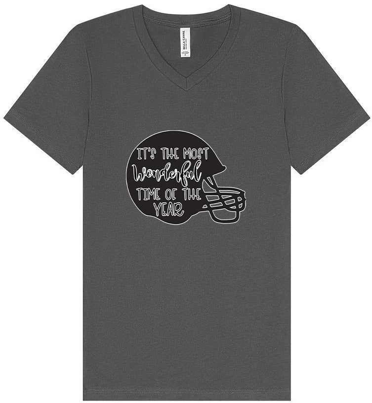 It's The Most Wonderful Time Of The Year (Football) Unisex V-Neck Shirt