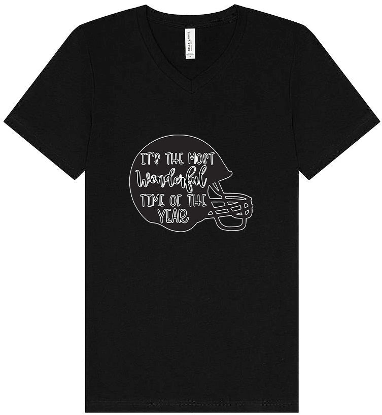 It's The Most Wonderful Time Of The Year (Football) Unisex V-Neck Shirt