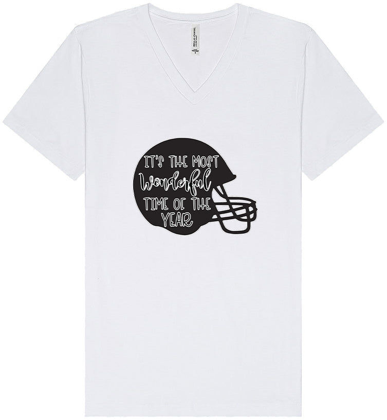 It's The Most Wonderful Time Of The Year (Football) Unisex V-Neck Shirt