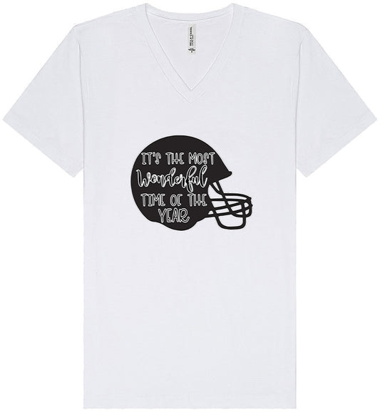 It's The Most Wonderful Time Of The Year (Football) Unisex V-Neck Shirt