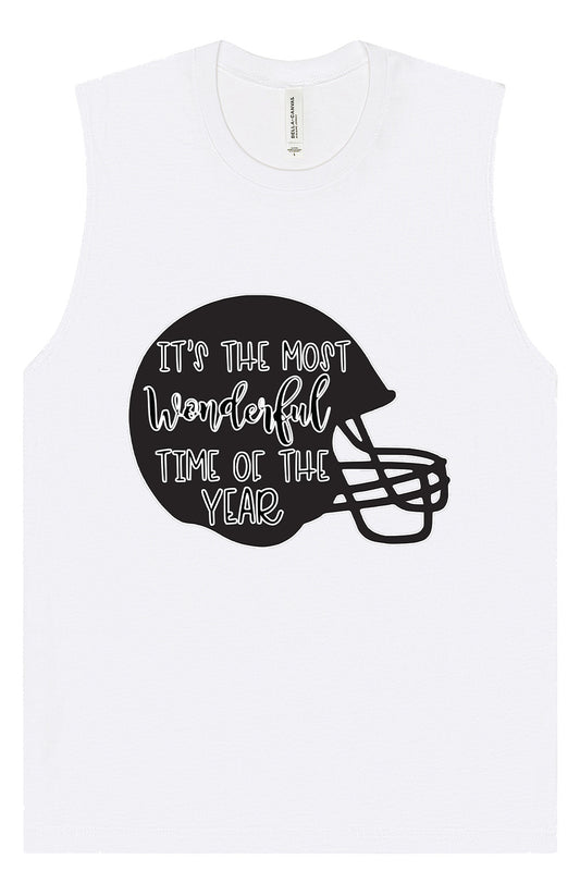 It's The Most Wonderful Time Of The Year (Football) Muscle Tank