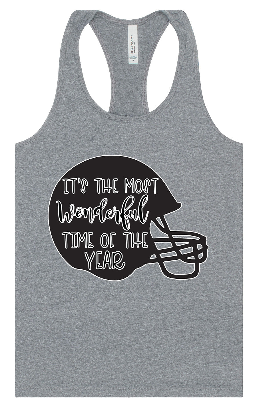 It's The Most Wonderful Time Of The Year (Football) Women's Racerback Tank