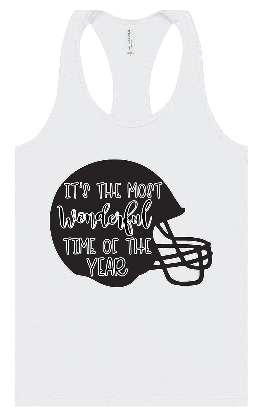 It's The Most Wonderful Time Of The Year (Football) Women's Racerback Tank