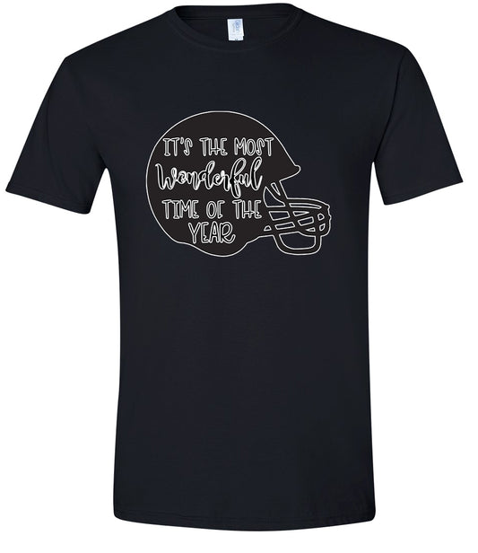 It's The Most Wonderful Time Of The Year (Football) Adult Gildan Soft Shirt