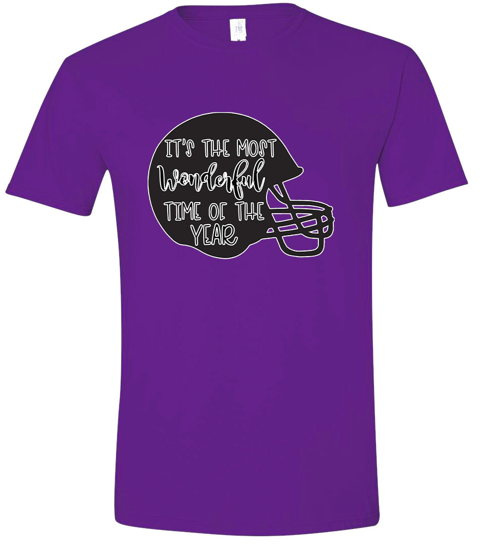 It's The Most Wonderful Time Of The Year (Football) Adult Gildan Soft Shirt