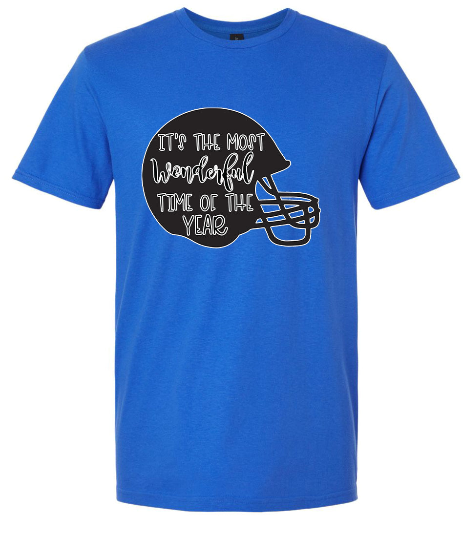 It's The Most Wonderful Time Of The Year (Football) Adult Gildan Soft Shirt