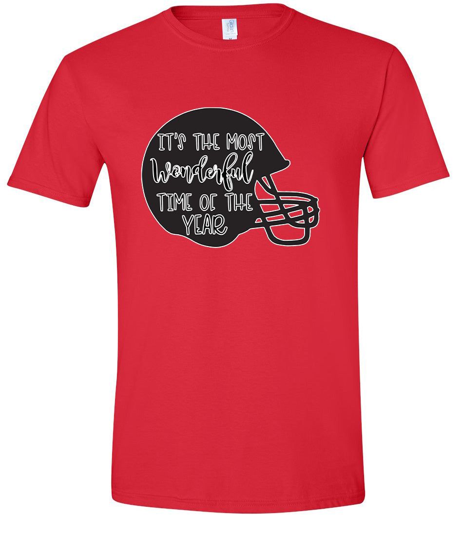 It's The Most Wonderful Time Of The Year (Football) Adult Gildan Soft Shirt