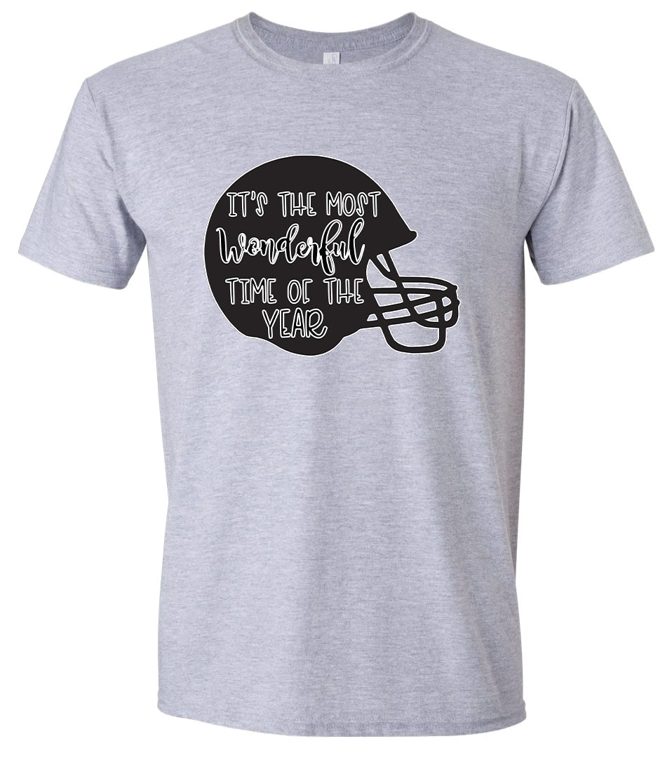 It's The Most Wonderful Time Of The Year (Football) Adult Gildan Soft Shirt