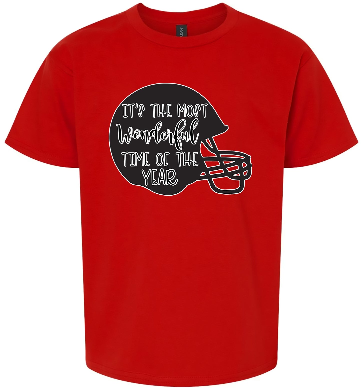 It's The Most Wonderful Time Of The Year (Football) Children's Gildan Soft Shirt