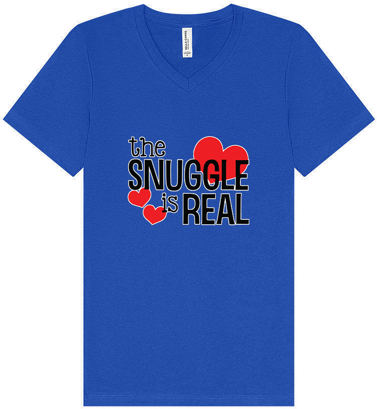 The Snuggle Is Real Unisex V-Neck Shirt