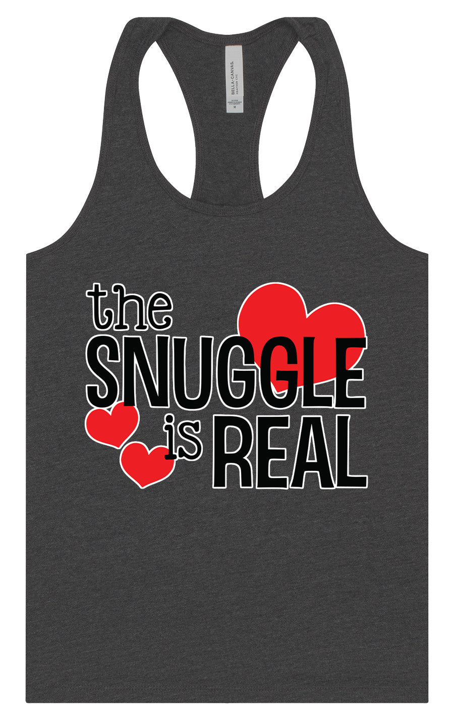 The Snuggle Is Real Women's Racerback Tank