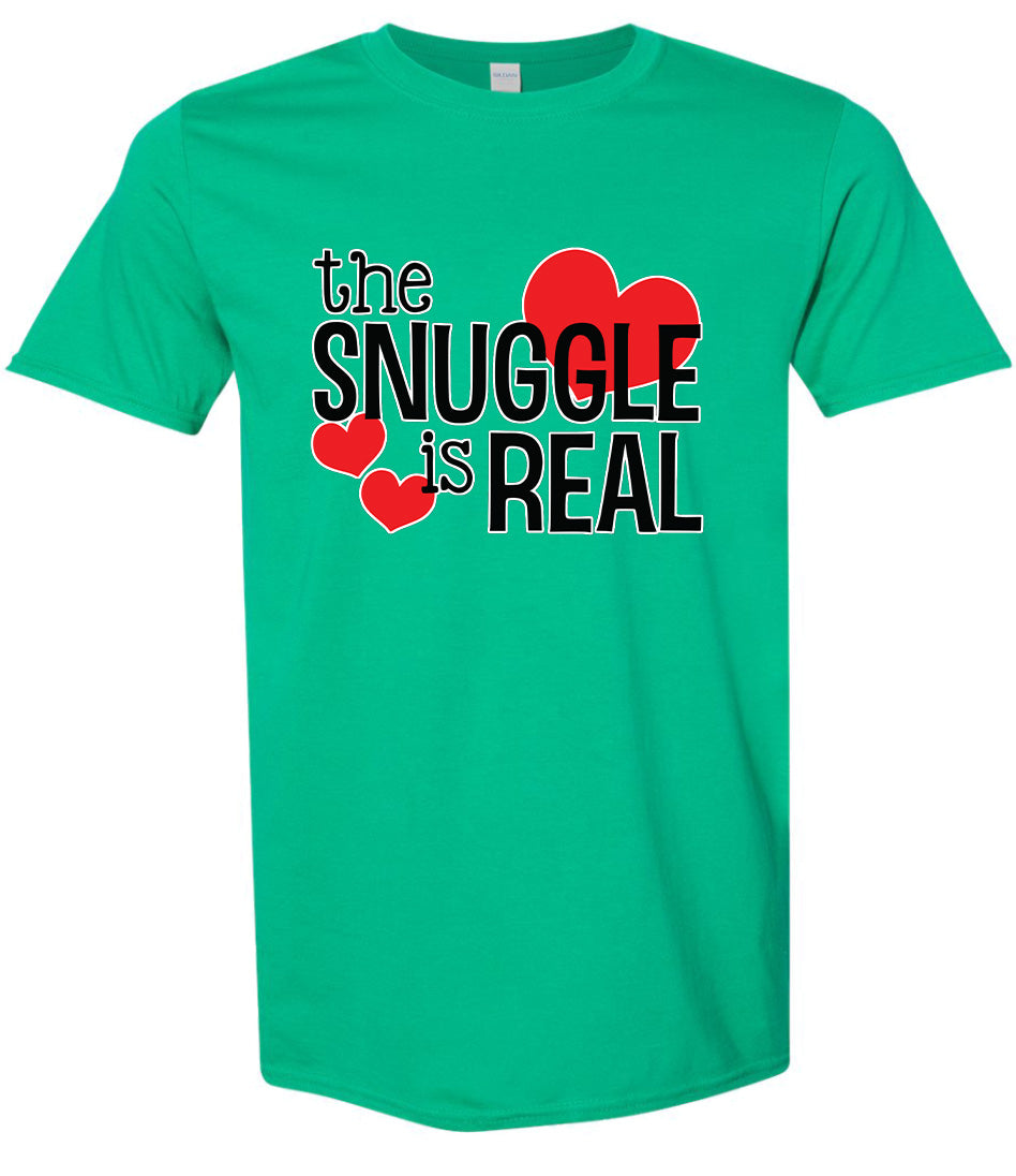 The Snuggle Is Real Adult Gildan Soft Shirt