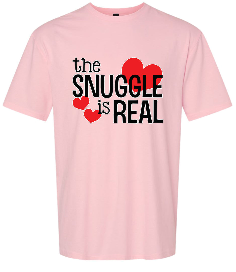 The Snuggle Is Real Adult Gildan Soft Shirt
