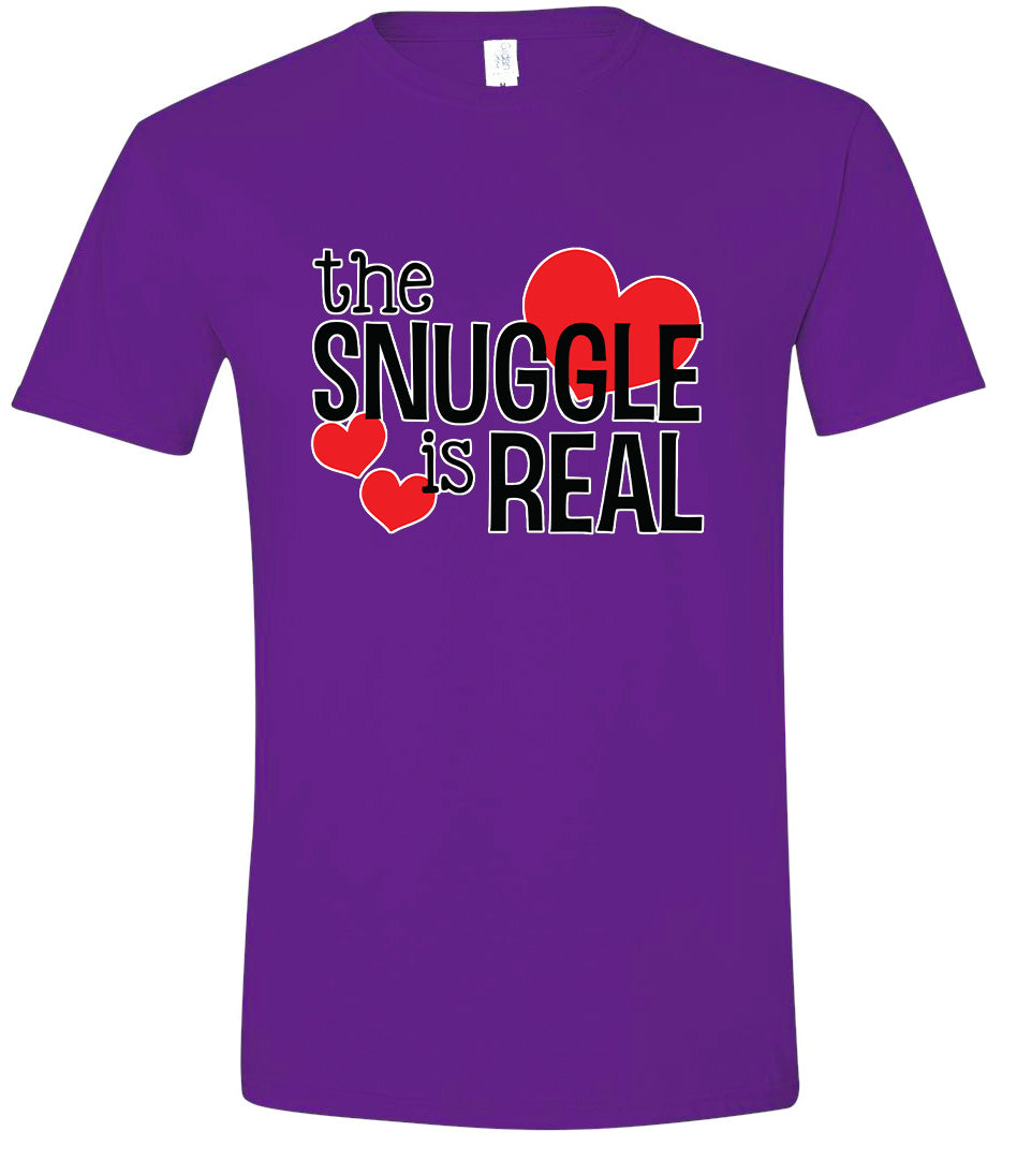 The Snuggle Is Real Adult Gildan Soft Shirt