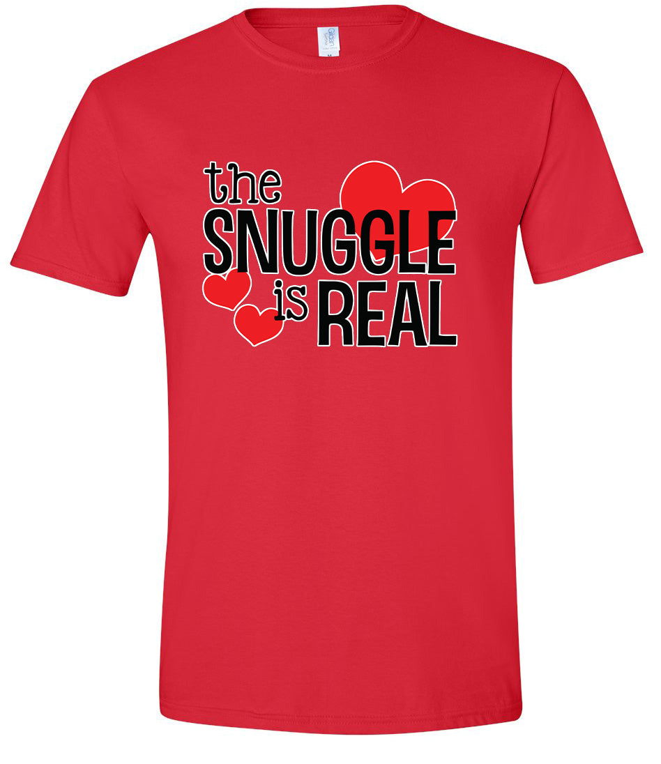 The Snuggle Is Real Adult Gildan Soft Shirt