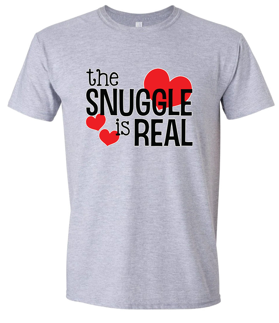 The Snuggle Is Real Adult Gildan Soft Shirt
