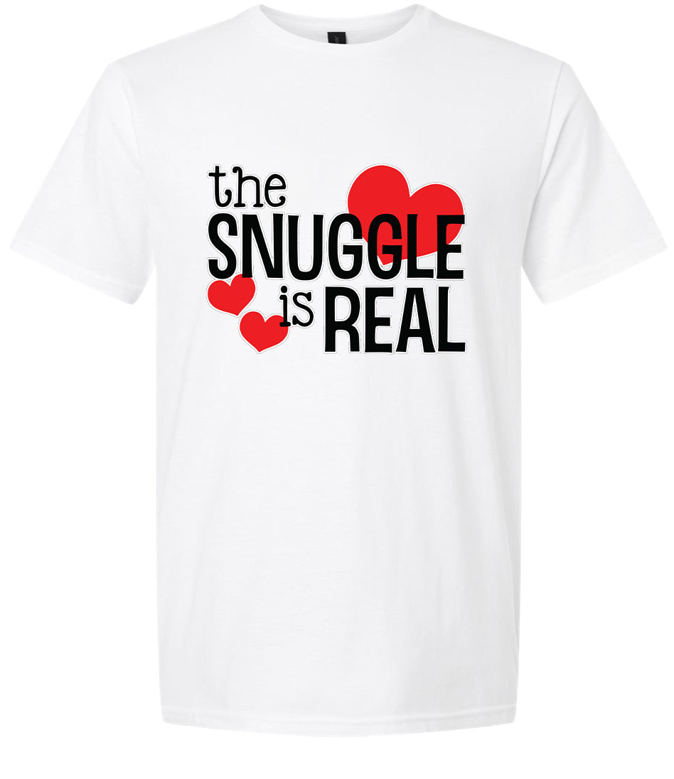 The Snuggle Is Real Adult Gildan Soft Shirt
