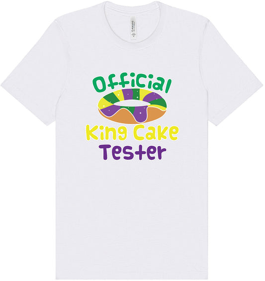 King Cake Tester Adult Bella Canvas Shirt
