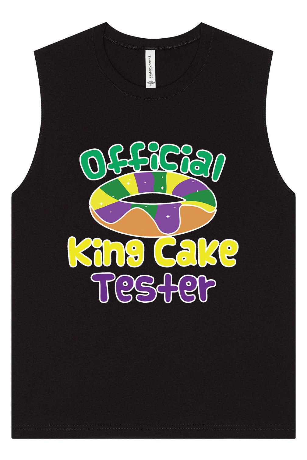 King Cake Tester Muscle Tank