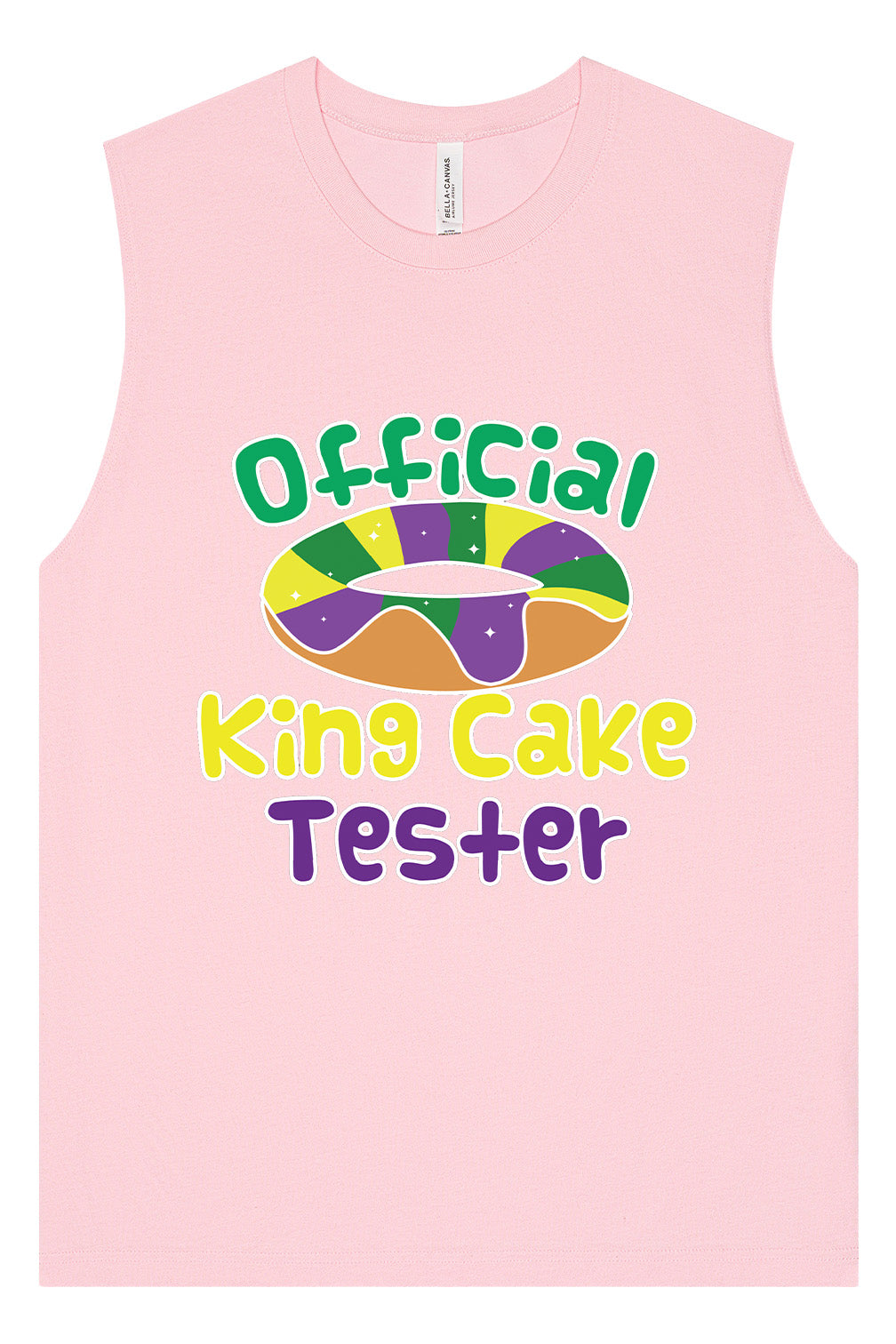 King Cake Tester Muscle Tank