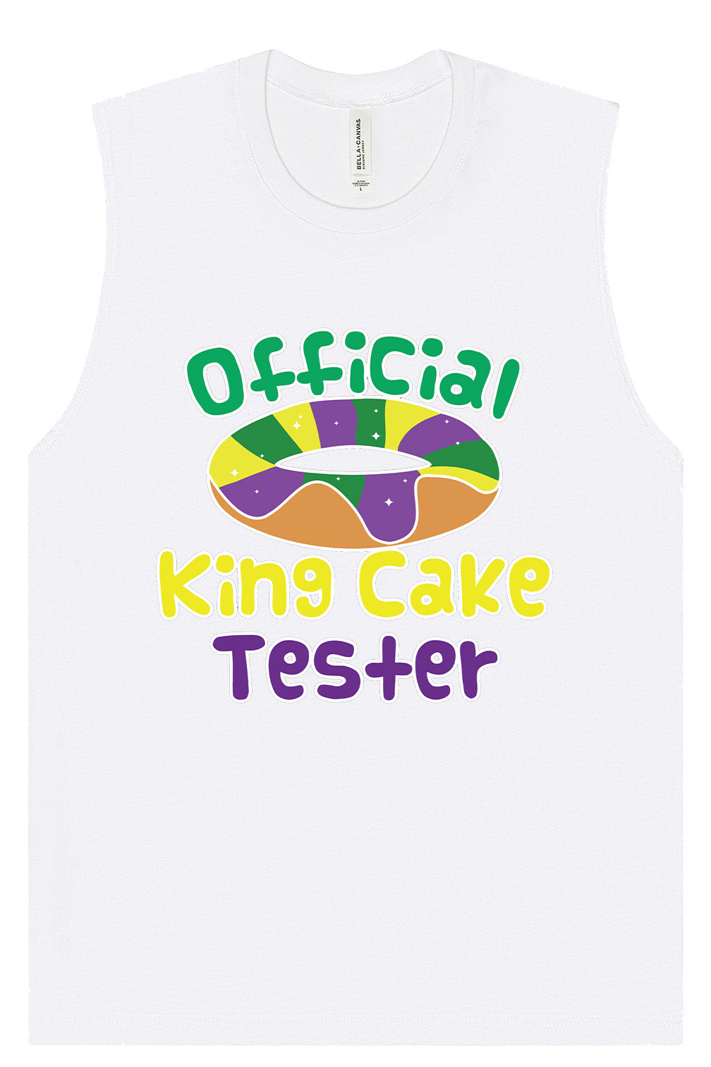 King Cake Tester Muscle Tank