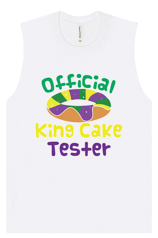 King Cake Tester Muscle Tank