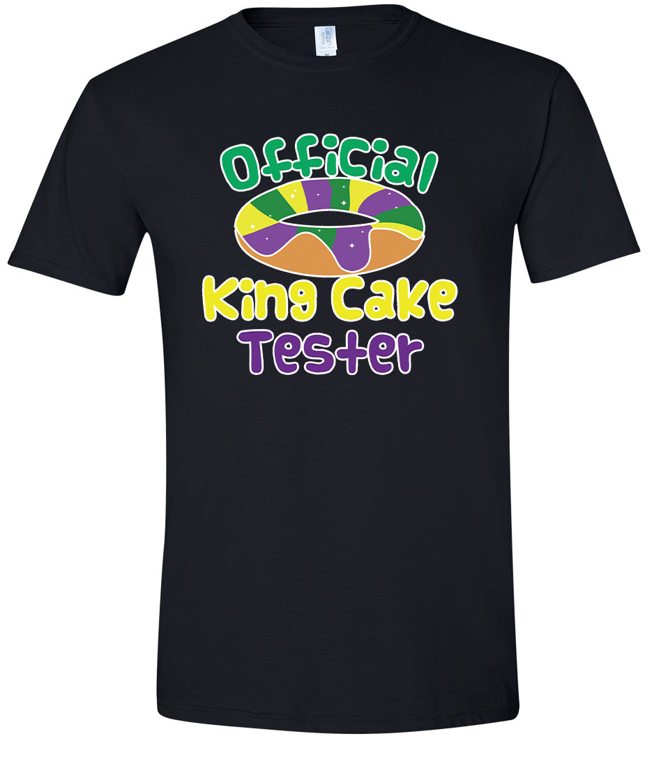 King Cake Tester Adult Gildan Soft Shirt