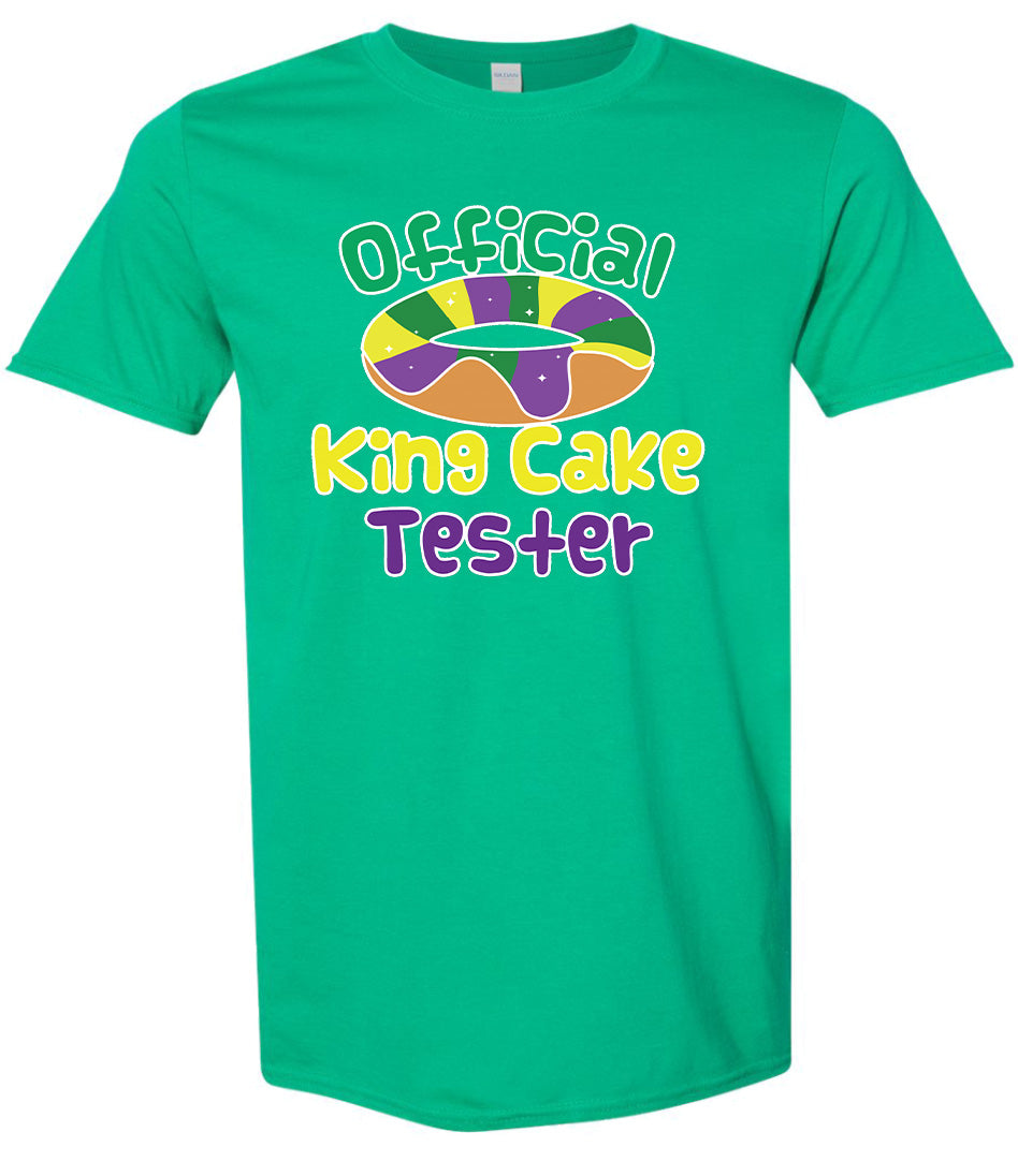 King Cake Tester Adult Gildan Soft Shirt
