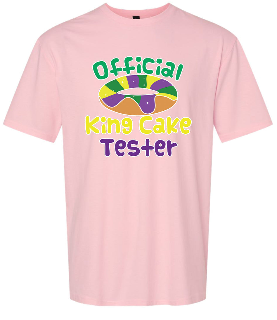 King Cake Tester Adult Gildan Soft Shirt