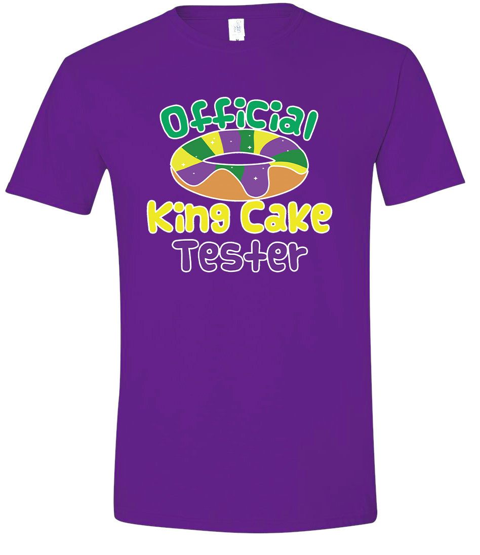 King Cake Tester Adult Gildan Soft Shirt