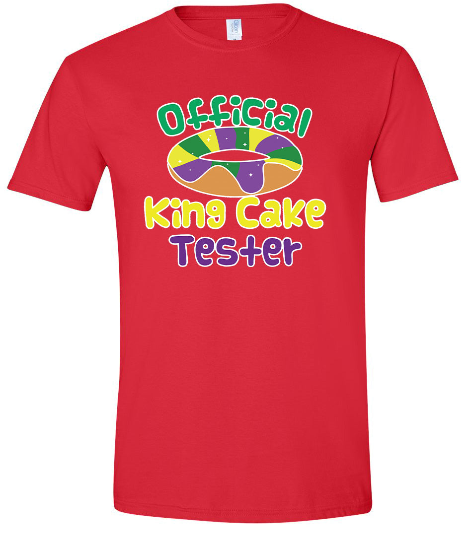 King Cake Tester Adult Gildan Soft Shirt