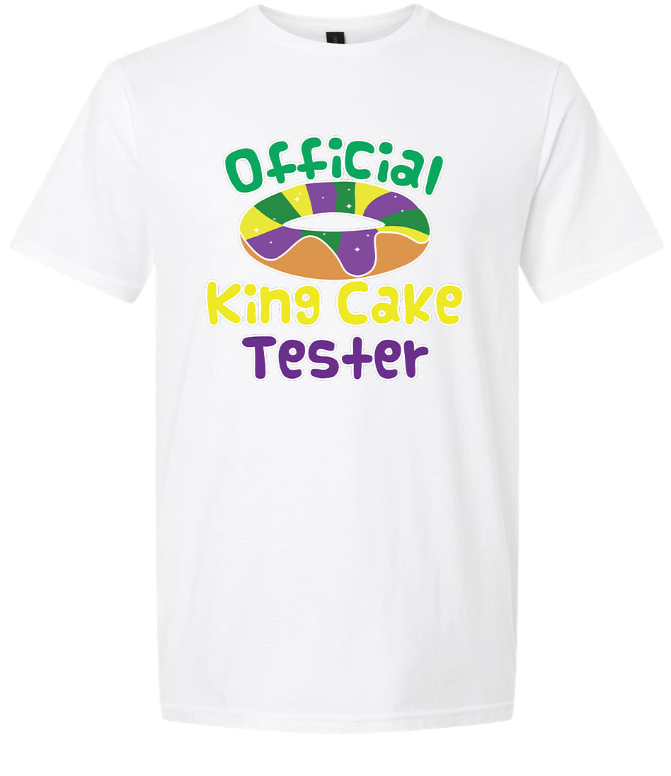 King Cake Tester Adult Gildan Soft Shirt