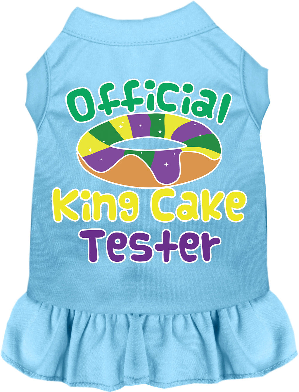 King Cake Tester Pet Dress