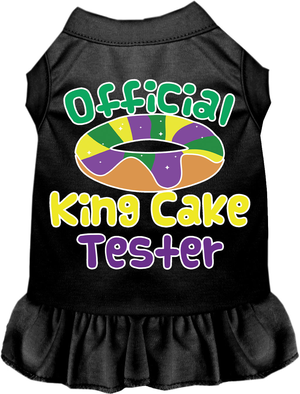 King Cake Tester Pet Dress