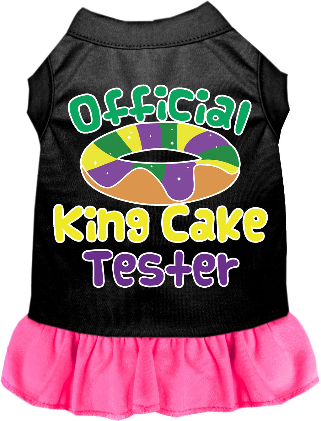 King Cake Tester Pet Dress