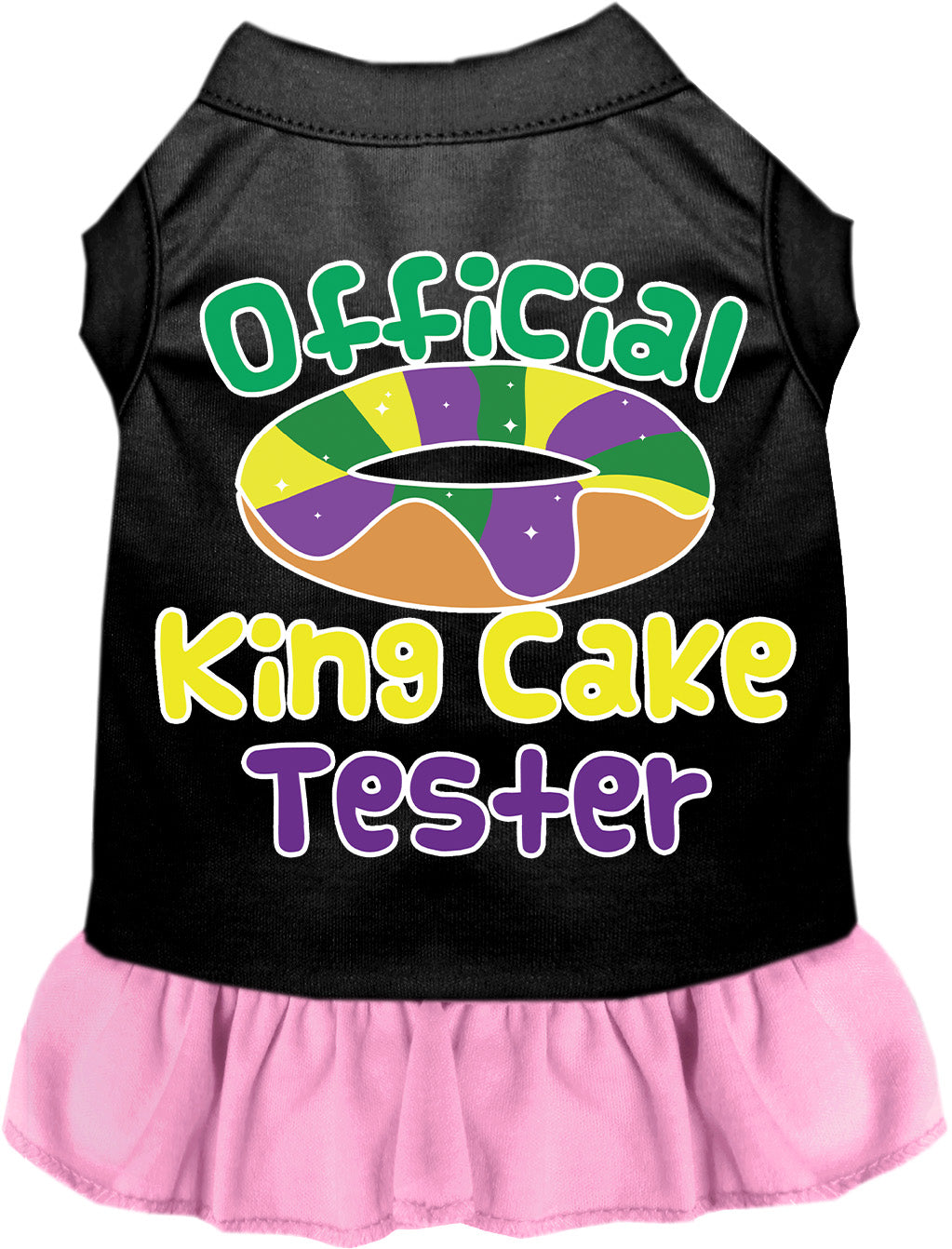 King Cake Tester Pet Dress