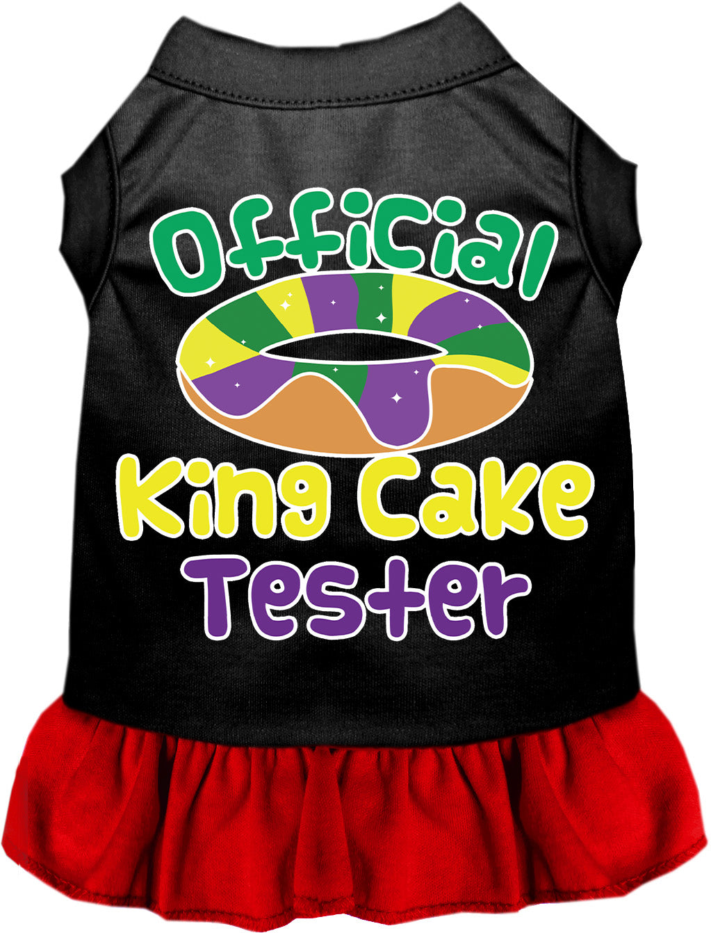King Cake Tester Pet Dress