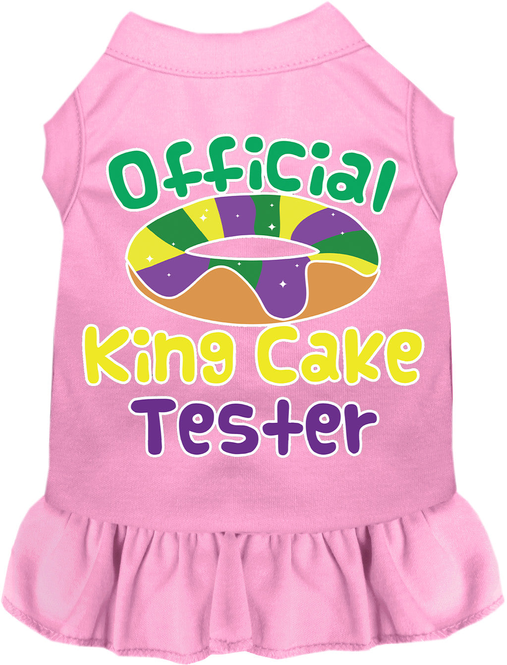 King Cake Tester Pet Dress