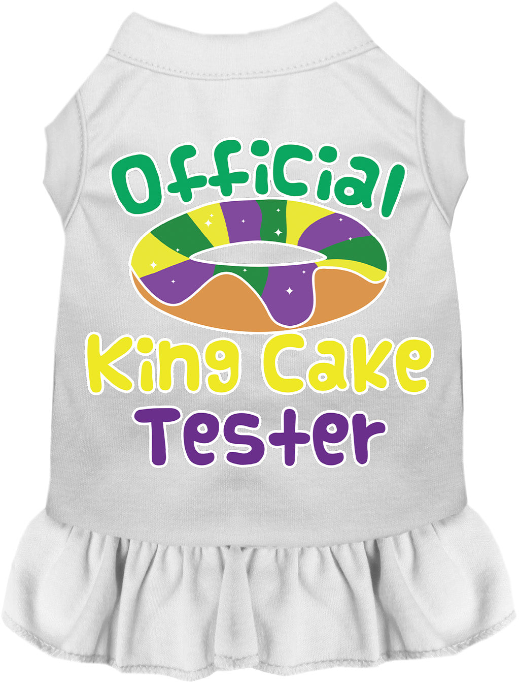 King Cake Tester Pet Dress