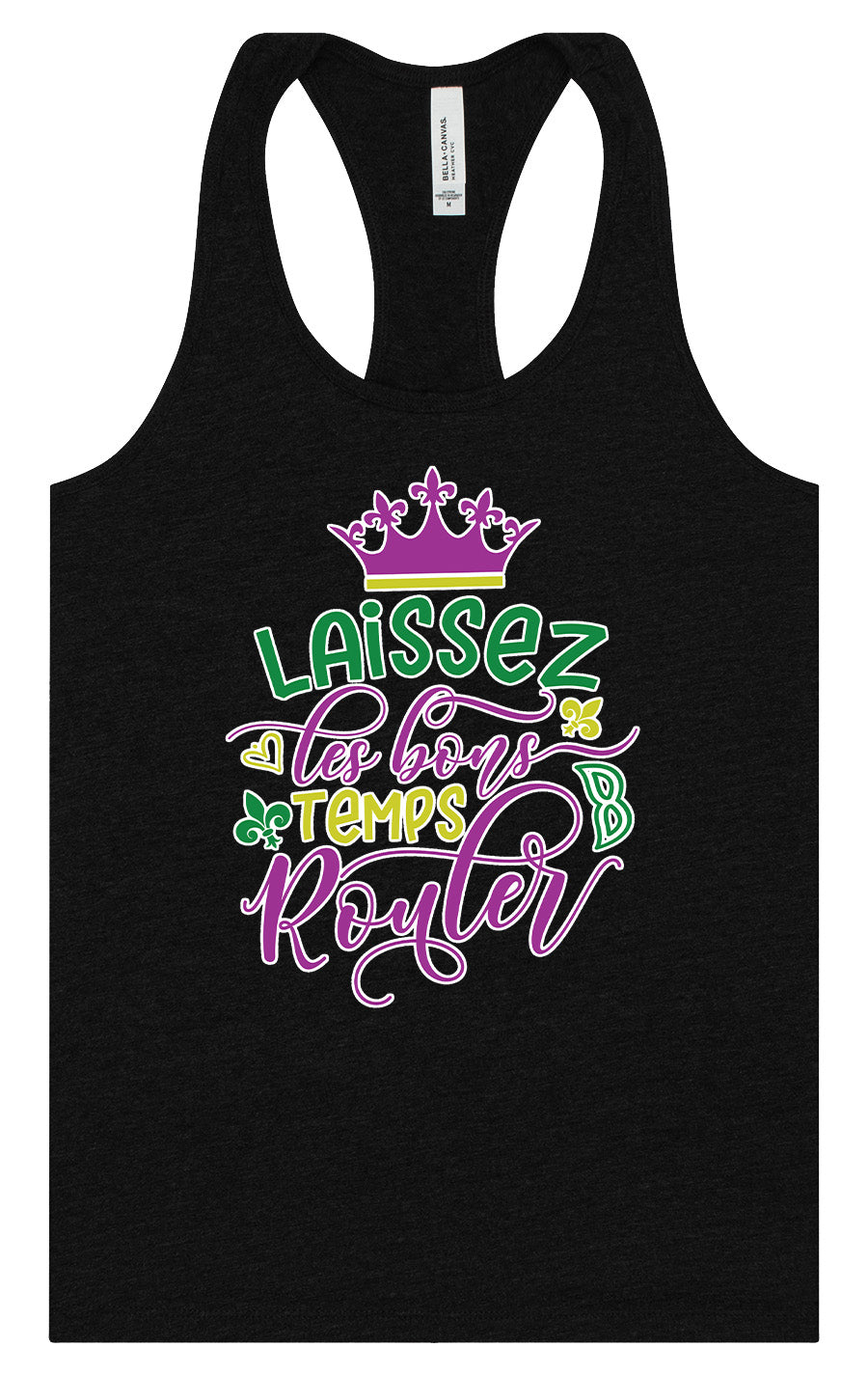 Laissez Les Bons Temps Rouler Women's Racerback Tank