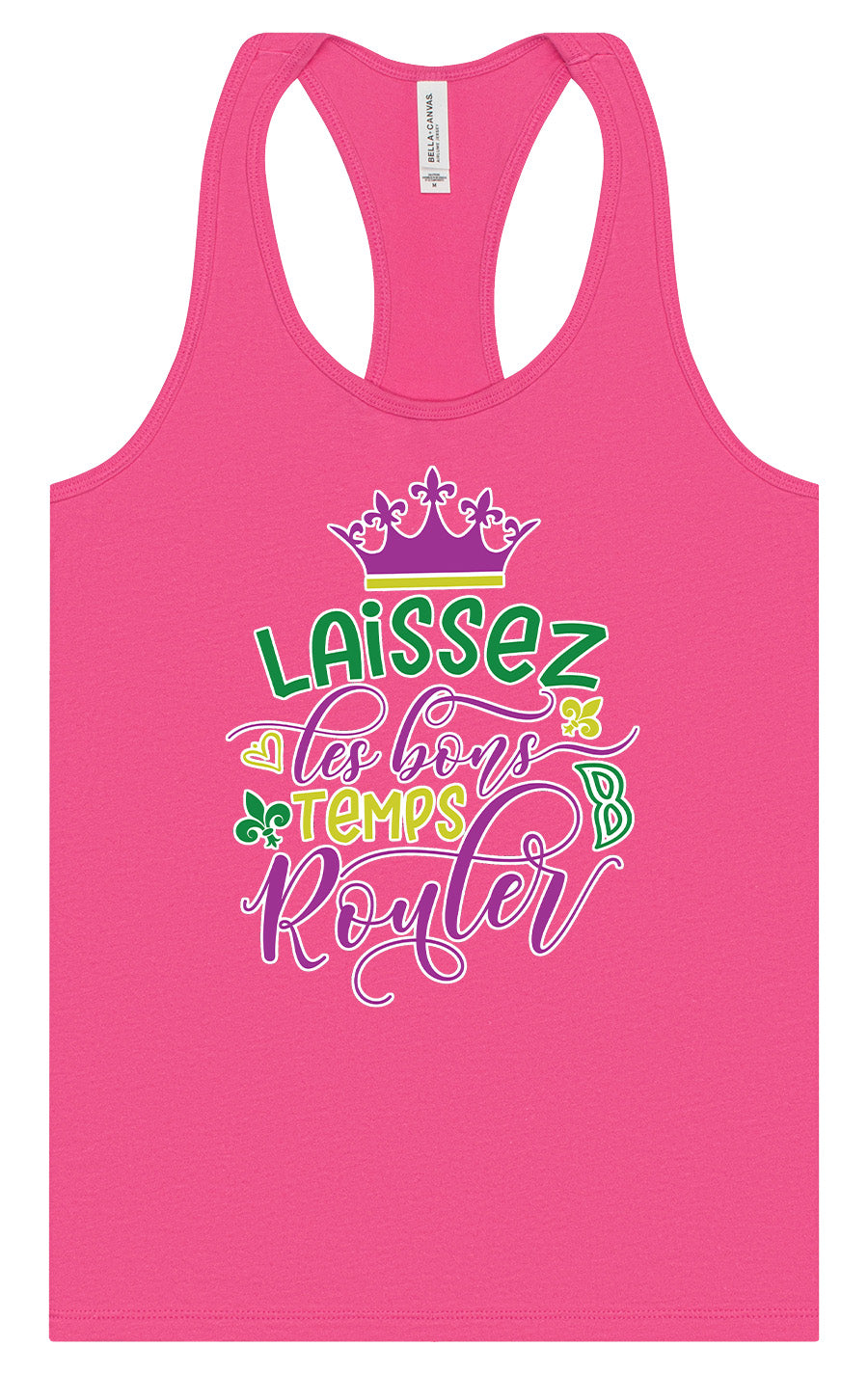 Laissez Les Bons Temps Rouler Women's Racerback Tank