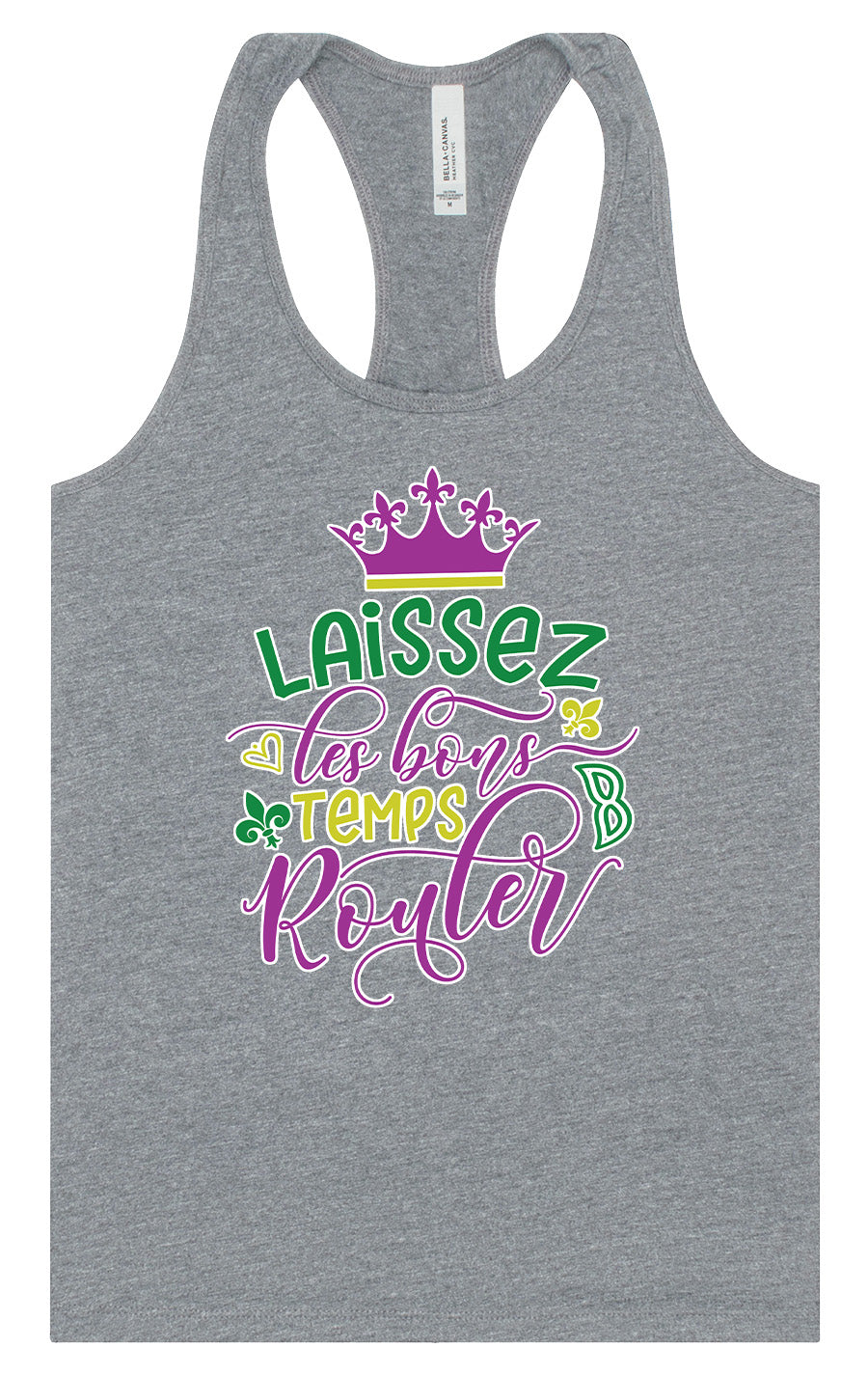Laissez Les Bons Temps Rouler Women's Racerback Tank