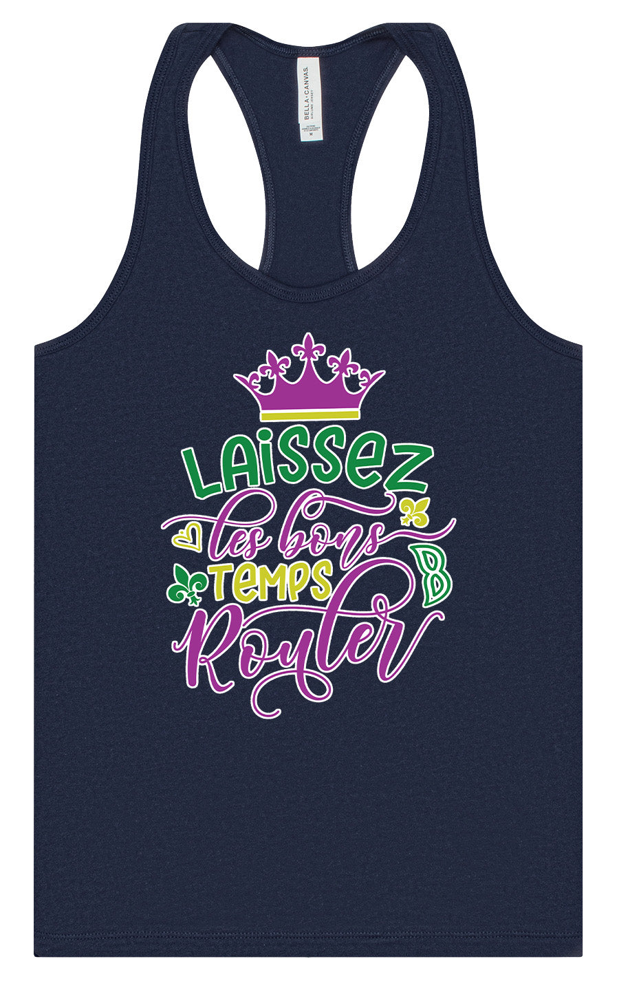 Laissez Les Bons Temps Rouler Women's Racerback Tank