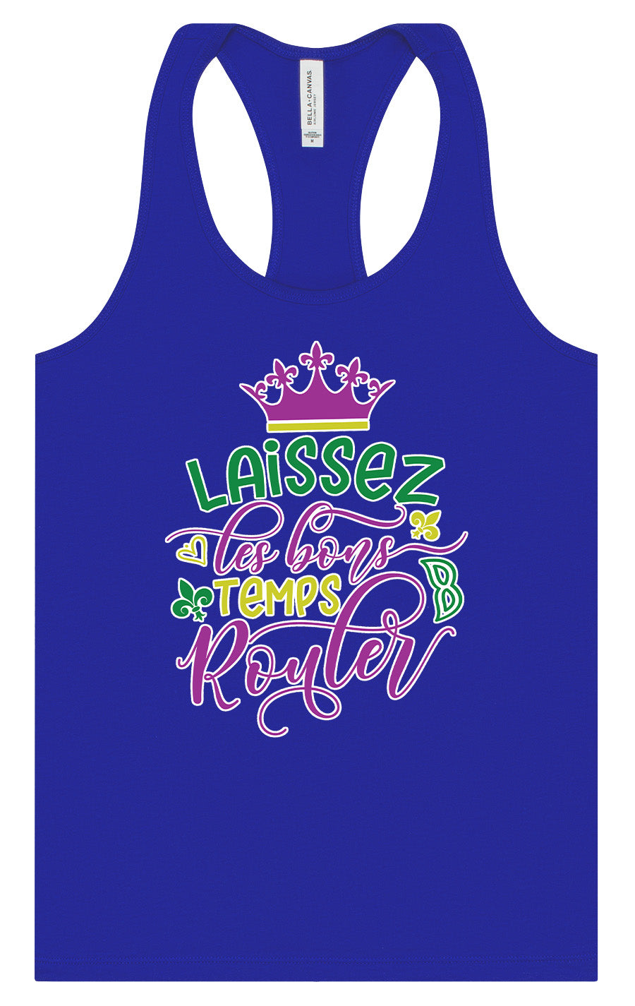 Laissez Les Bons Temps Rouler Women's Racerback Tank