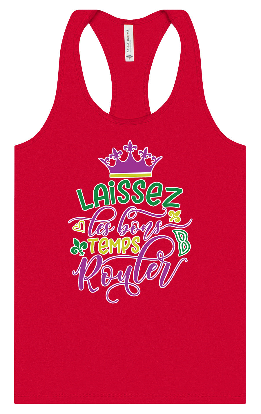 Laissez Les Bons Temps Rouler Women's Racerback Tank