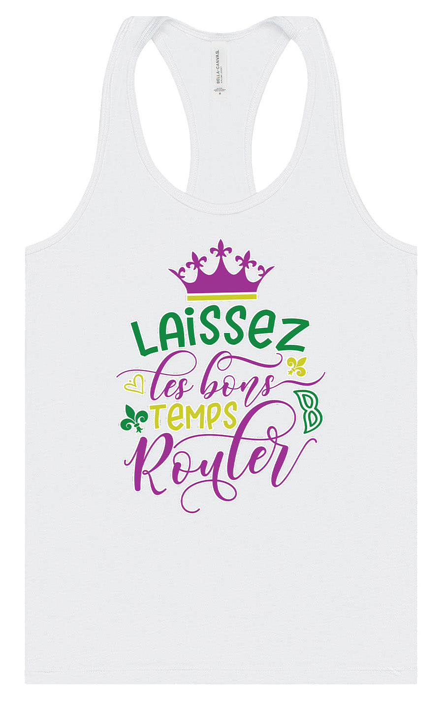 Laissez Les Bons Temps Rouler Women's Racerback Tank
